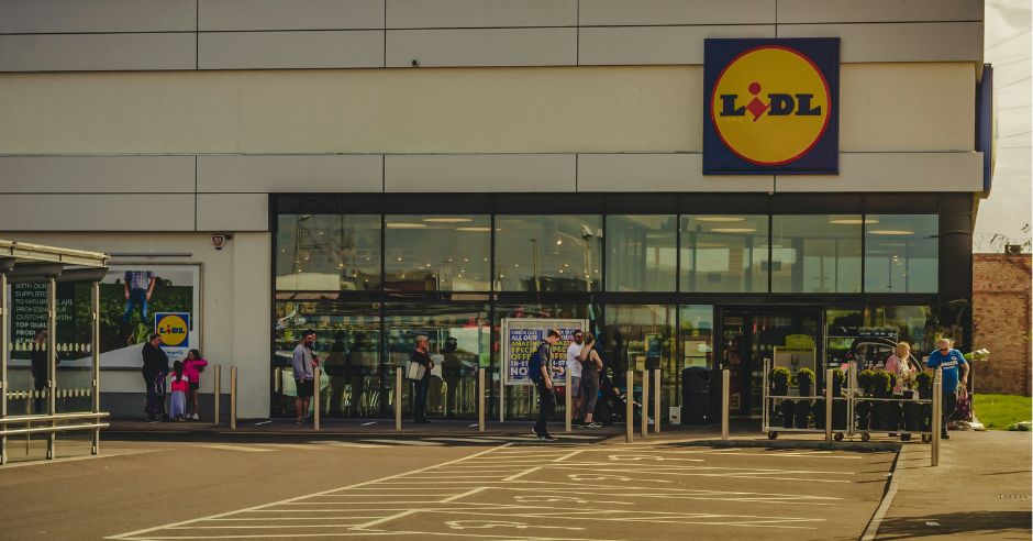 Predajňa Lidl.