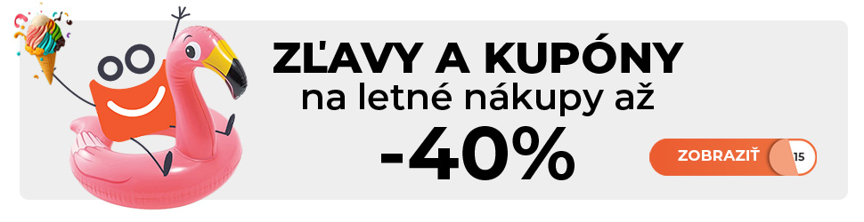 Vašekupóny, zľavy na letné nákupy.