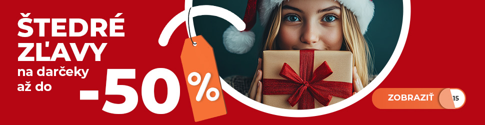 štedré zľavy na darčeky Vašekupóny 