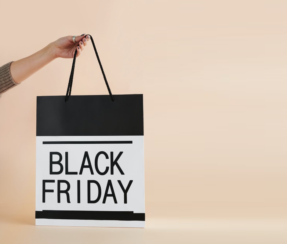 Black Friday nákupná taška