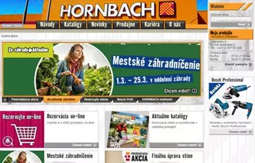 Zľavové kupóny Hornbach