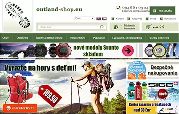 Zľavové kupóny Outland-shop.eu